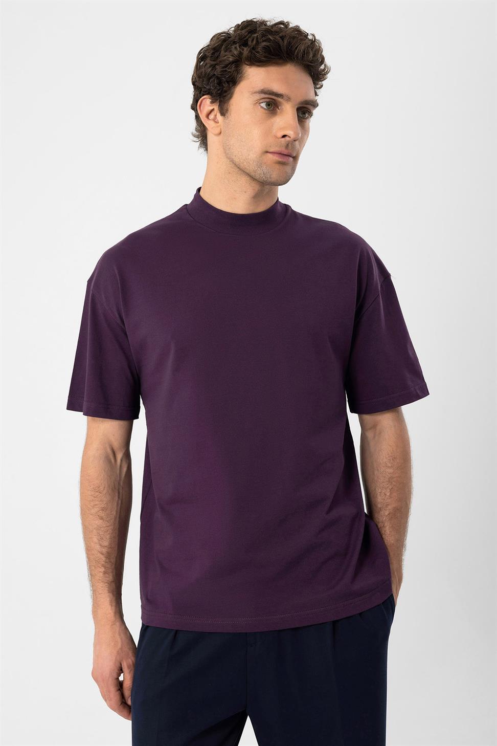 تي شيرت رجالي أساسي مريح