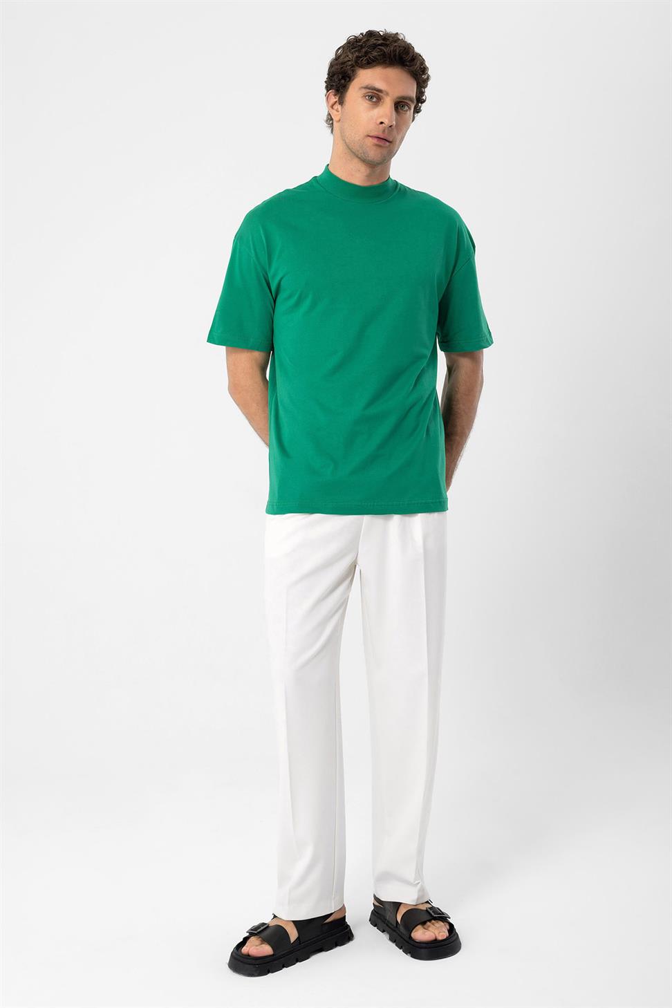 تي شيرت رجالي أساسي مريح