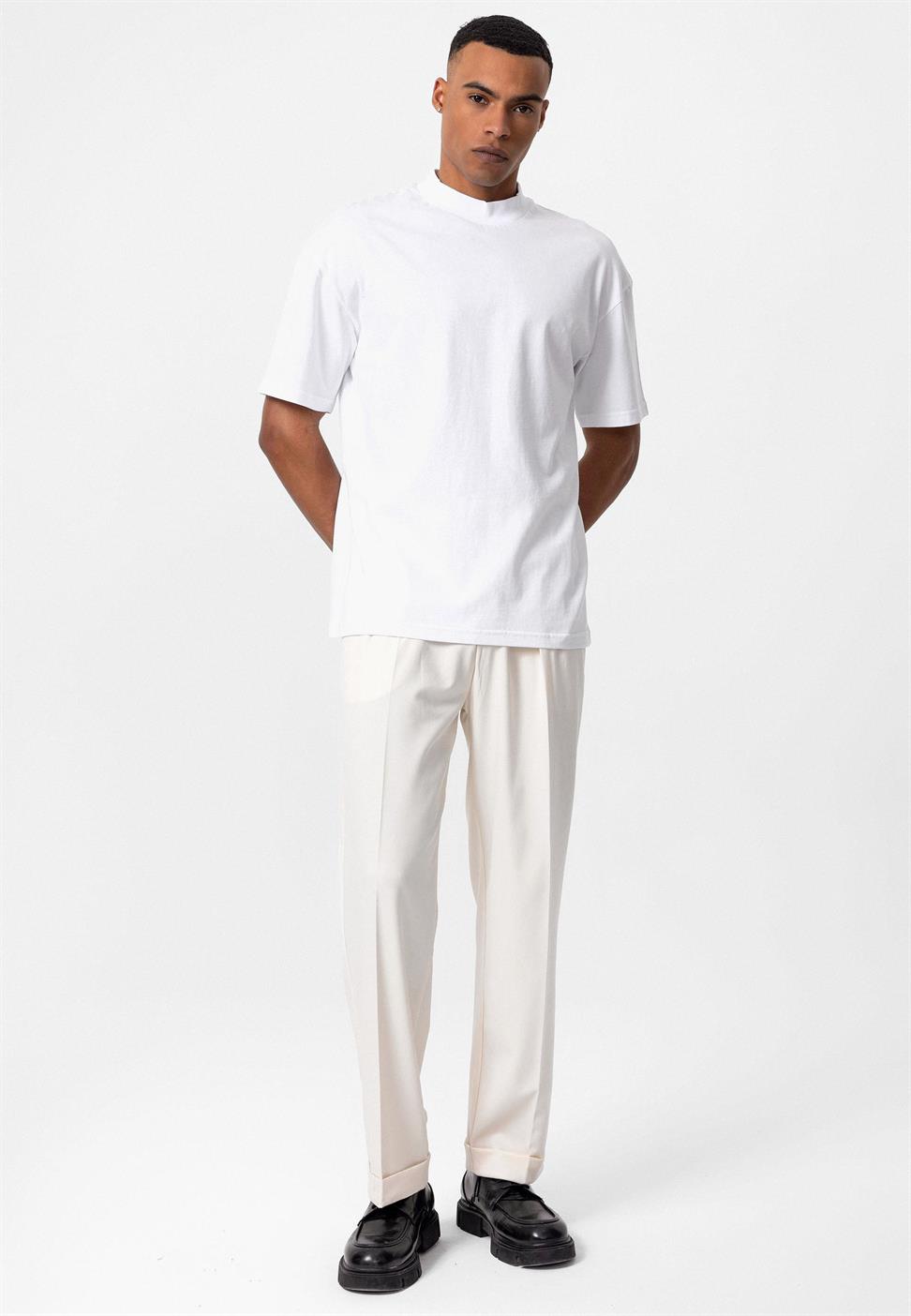 تي شيرت رجالي أساسي مريح