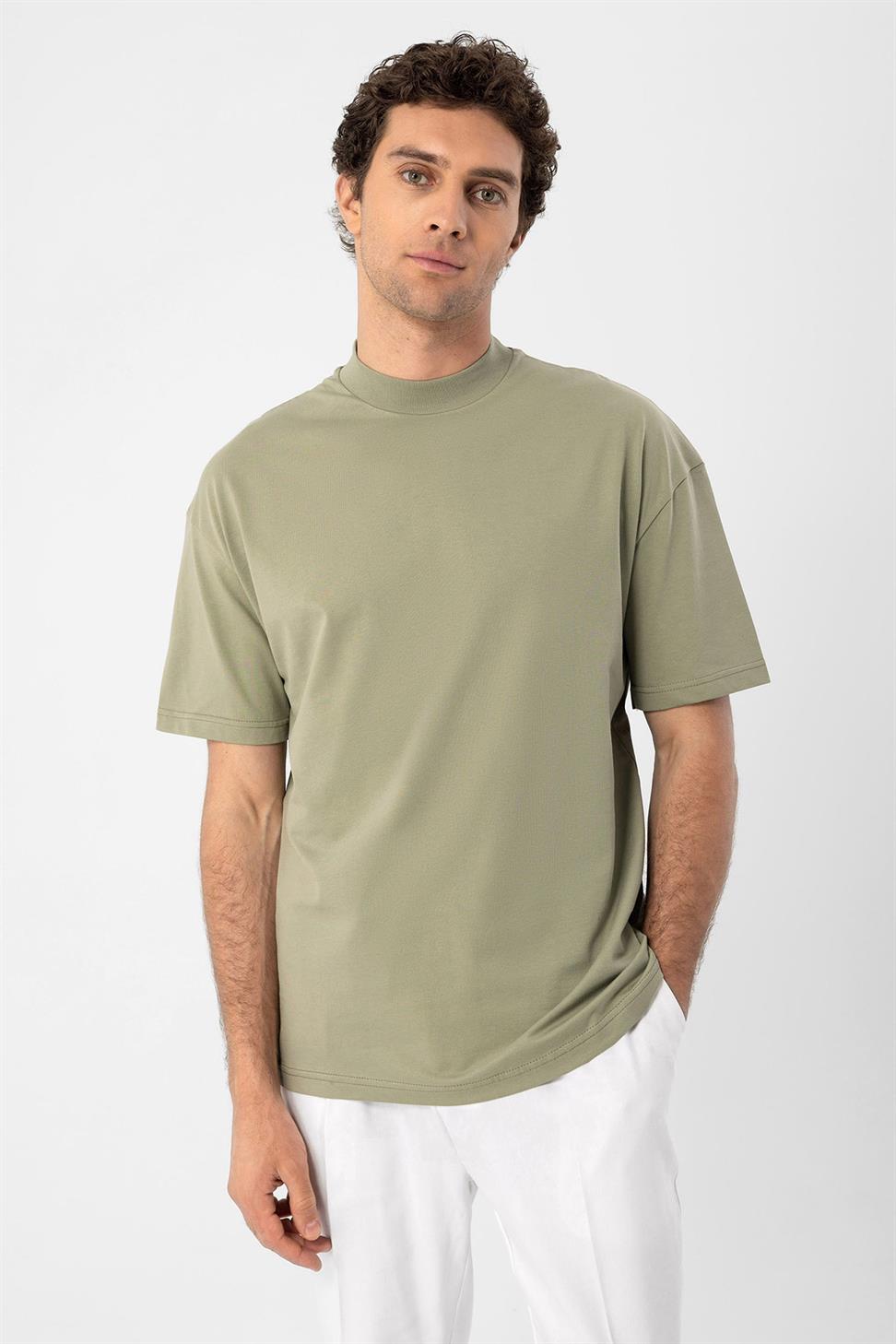 تي شيرت رجالي أساسي مريح