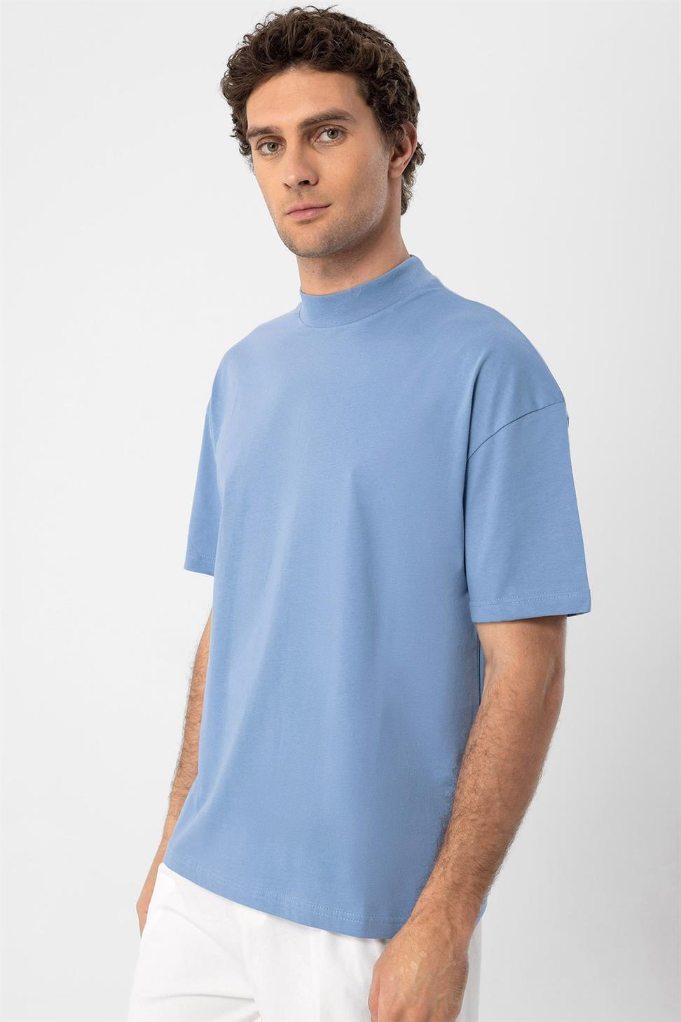تي شيرت رجالي أساسي مريح