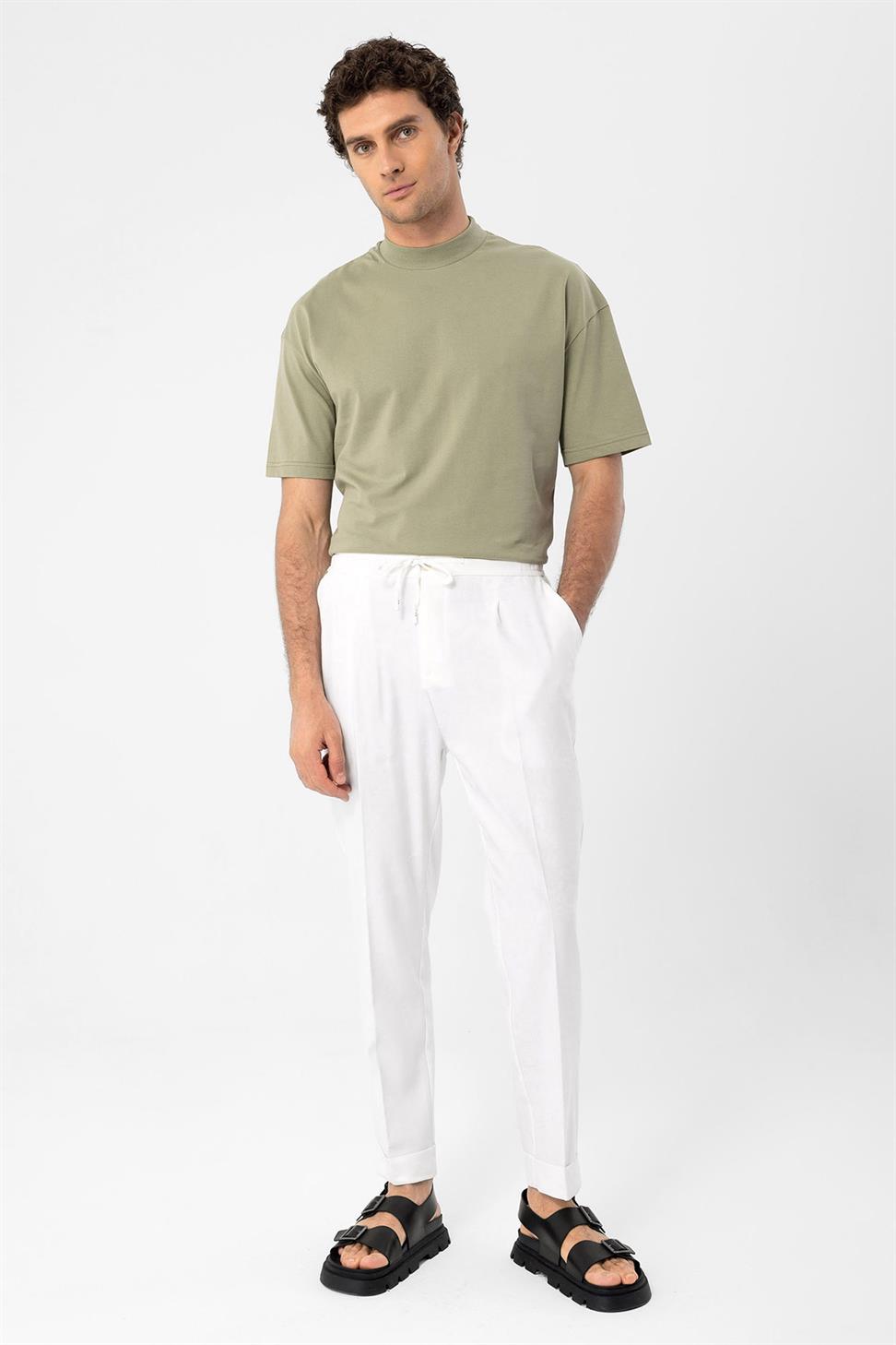 تي شيرت رجالي أساسي مريح