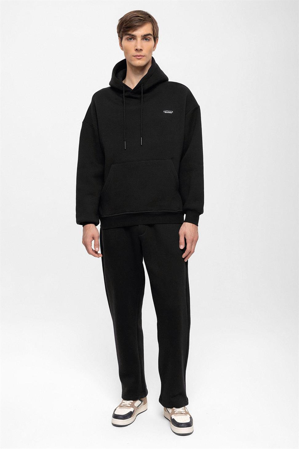 طقم بدلة رياضية رجالية بطبعة أنطاكية بقصة عادية