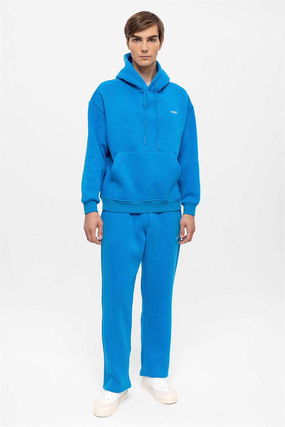 طقم بدلة رياضية رجالية بطبعة أنطاكية بقصة عادية