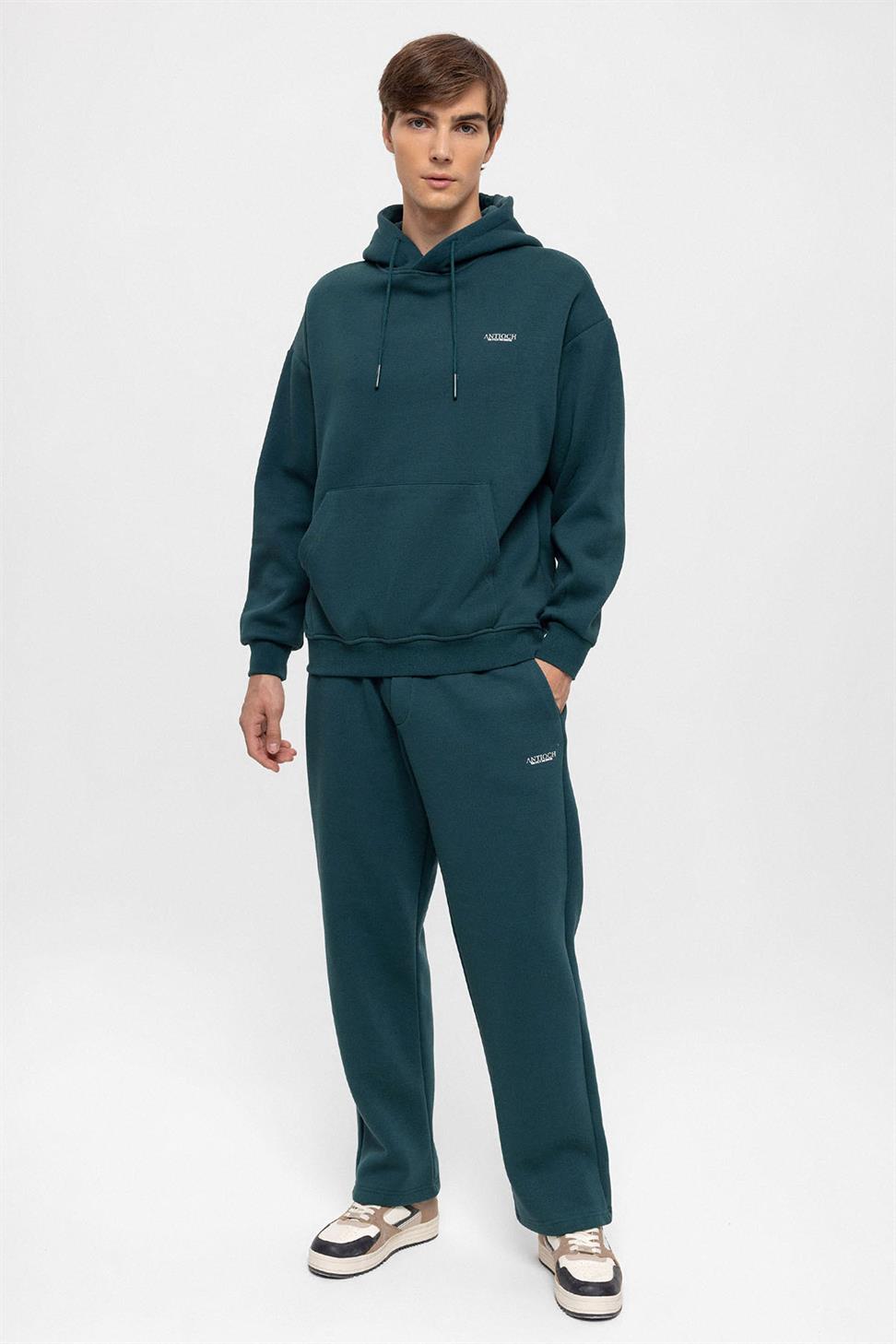 طقم بدلة رياضية رجالية بطبعة أنطاكية بقصة عادية