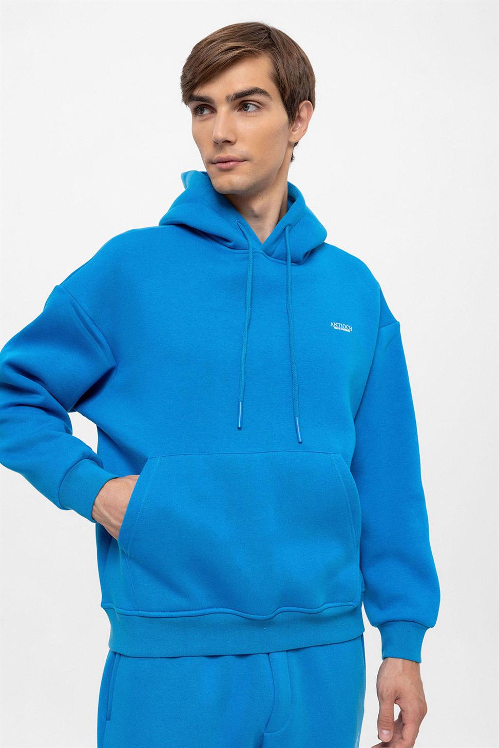 طقم بدلة رياضية رجالية بطبعة أنطاكية بقصة عادية