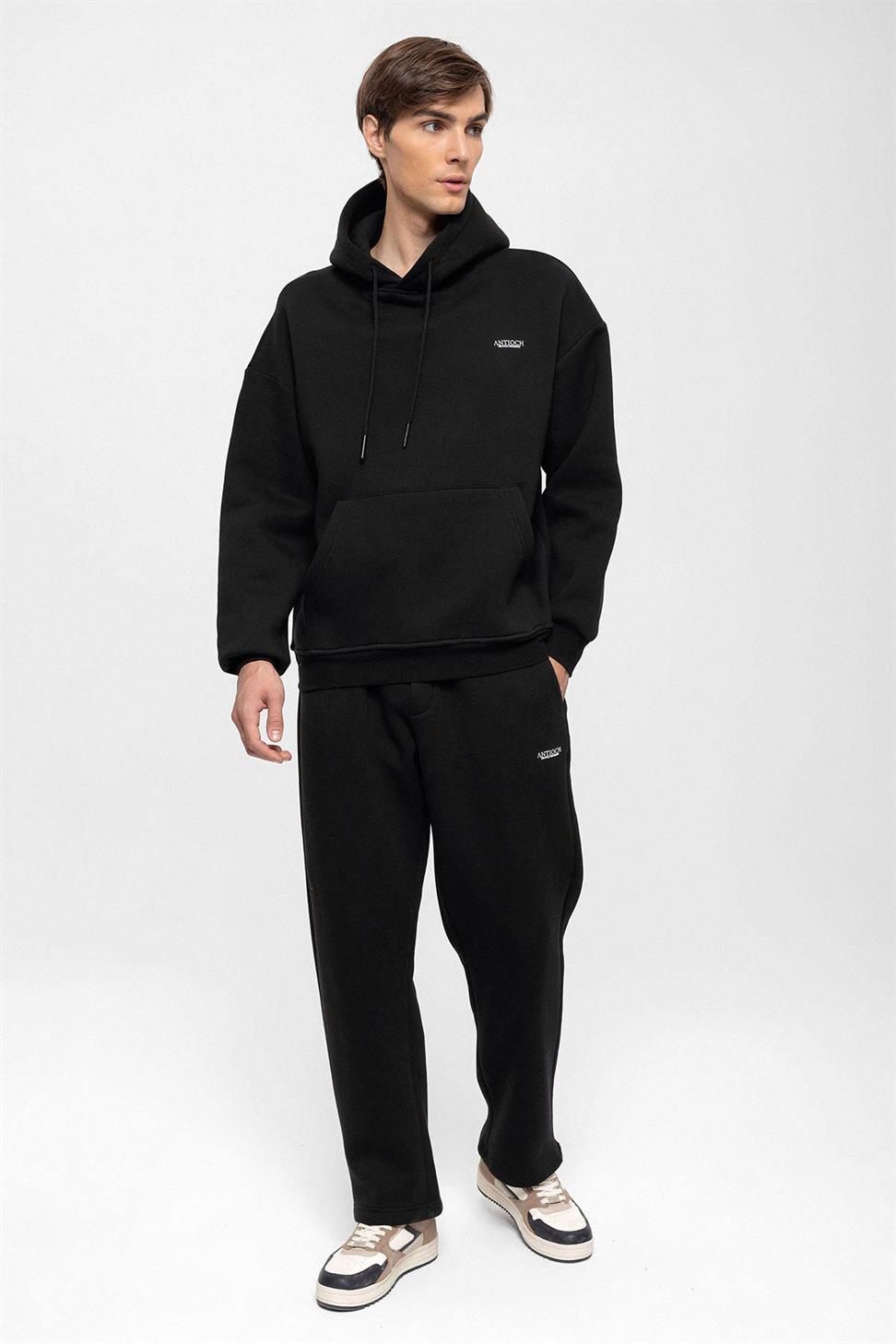 طقم بدلة رياضية رجالية بطبعة أنطاكية بقصة عادية