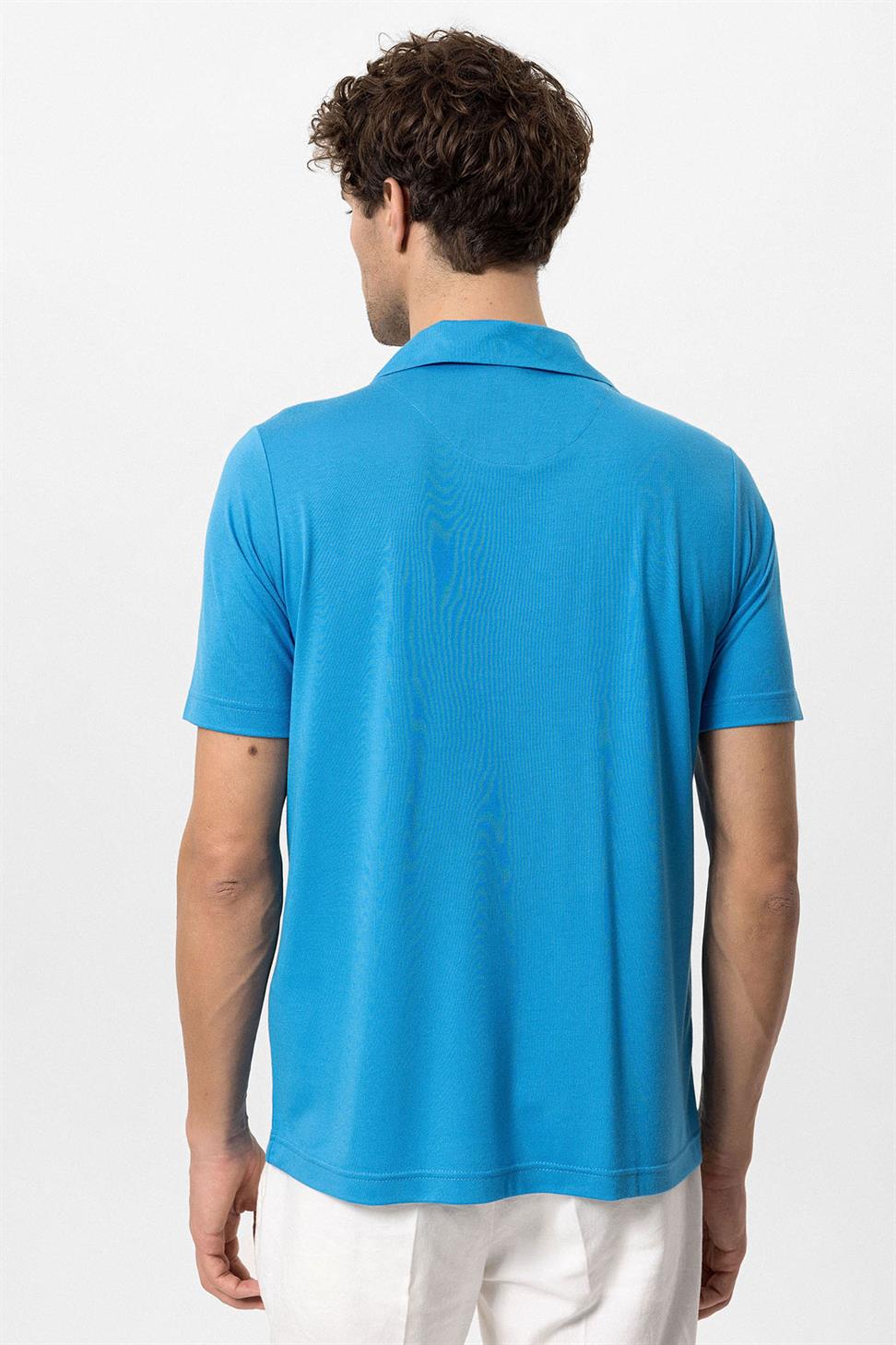 Antioch Saks Apaş Yaka Regular Fit Erkek T-Shirt