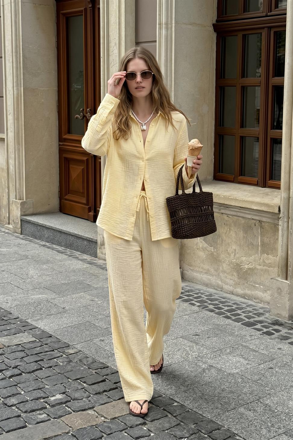 Adjustable Cuffed Womens Pants