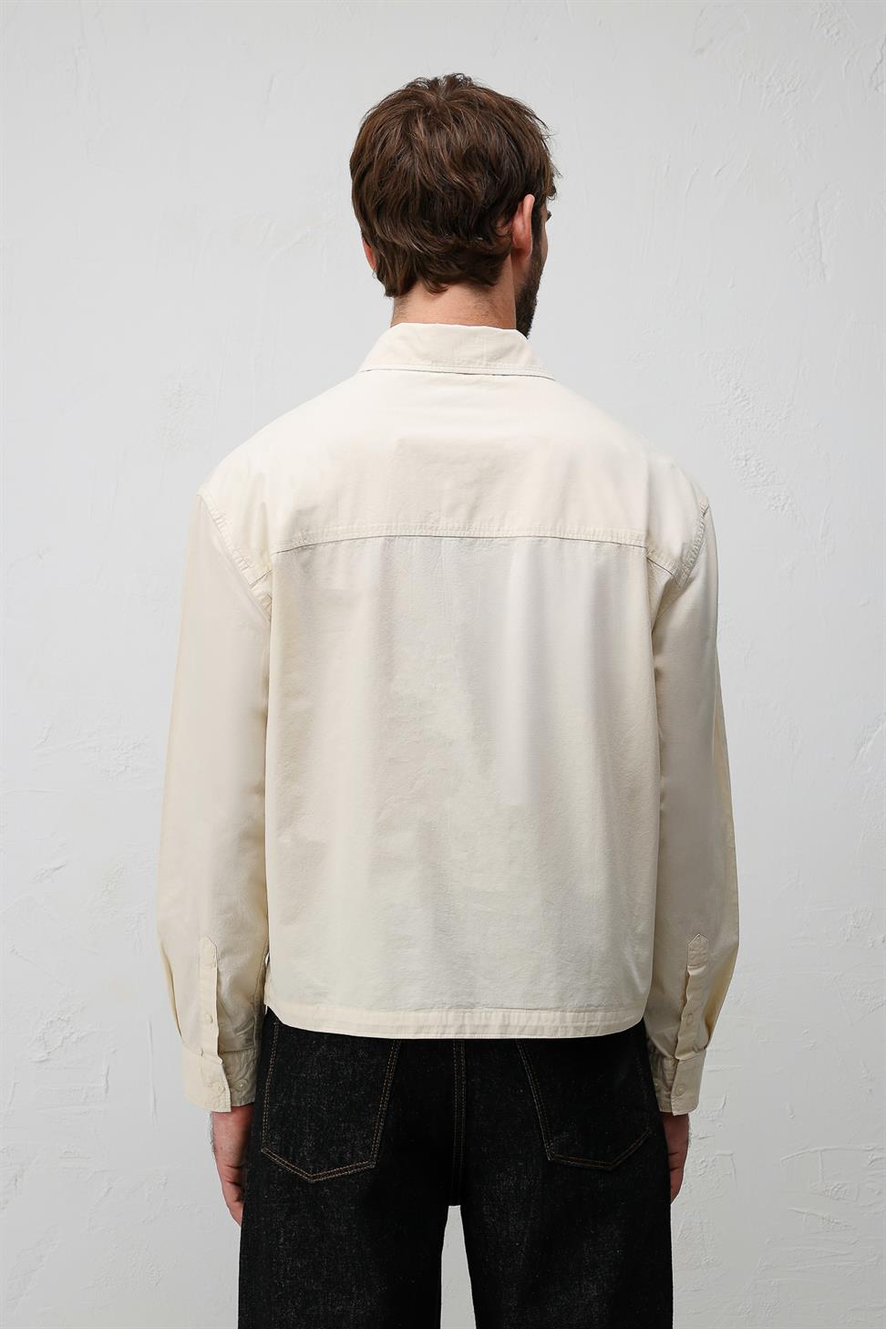 Antioch Sarı Boxy Fit Erkek Gömlek