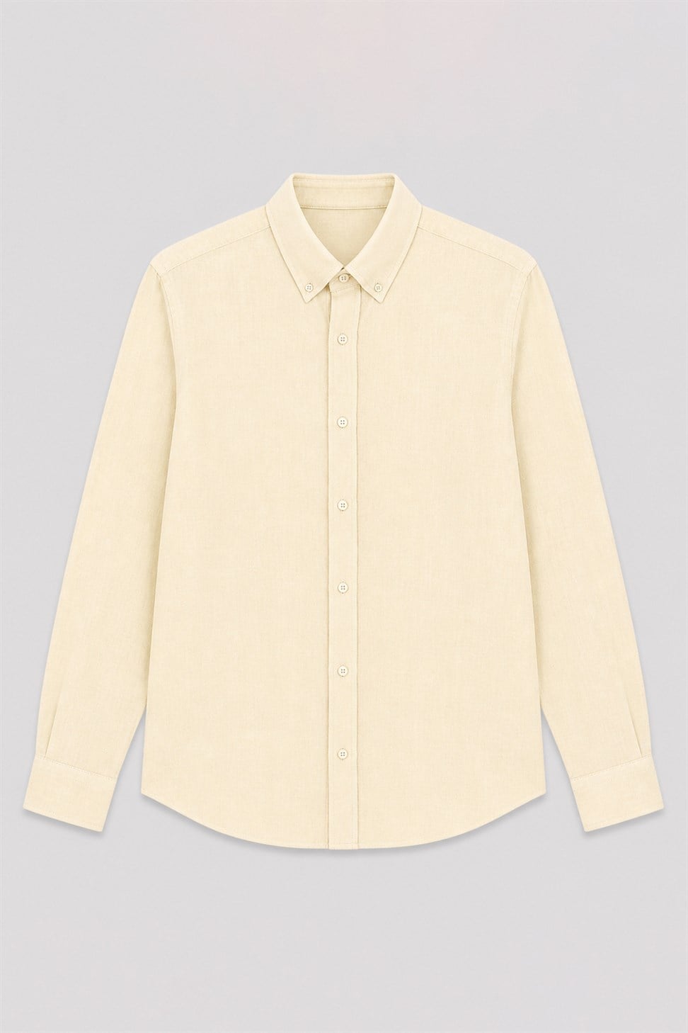 Relaxed Fit Mens Shirt with Linen Blend