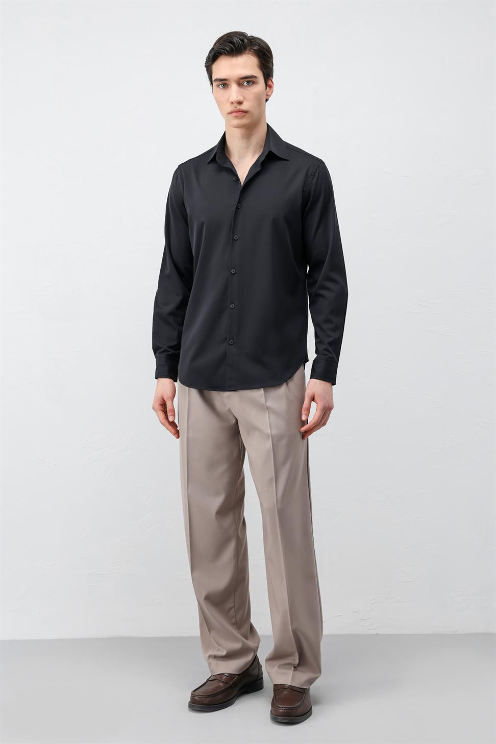 قميص رجالي من طراز Comfort Slim