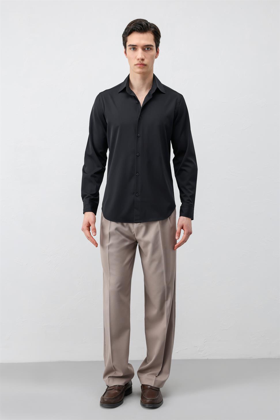 قميص رجالي من طراز Comfort Slim