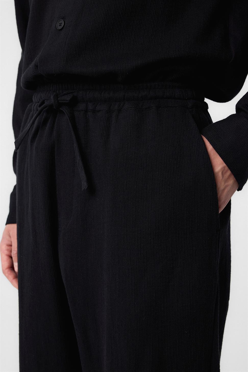 Antioch Siyah Dokulu Erkek Pantolon