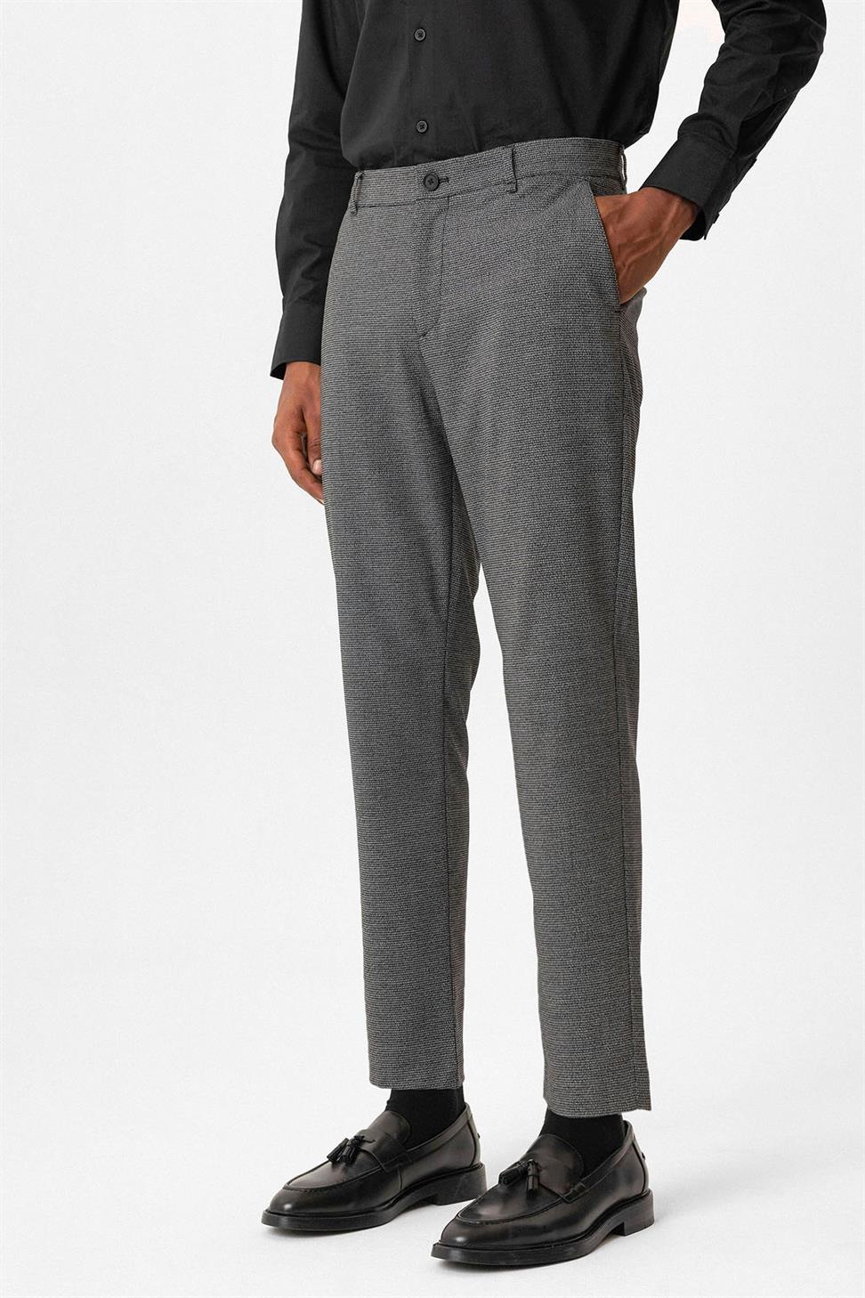 Antioch Siyah Dokulu Erkek Pantolon