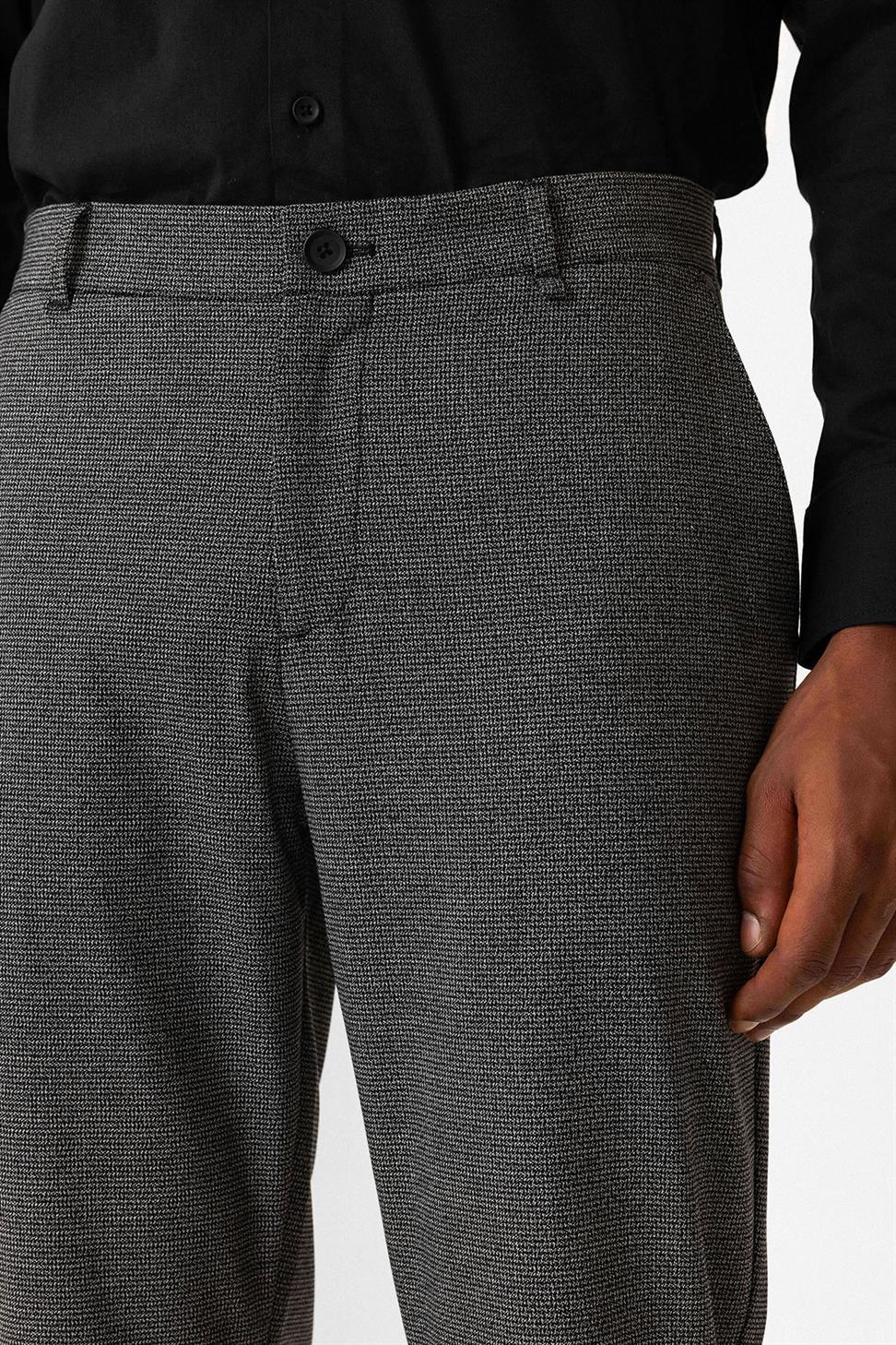 Antioch Siyah Dokulu Erkek Pantolon