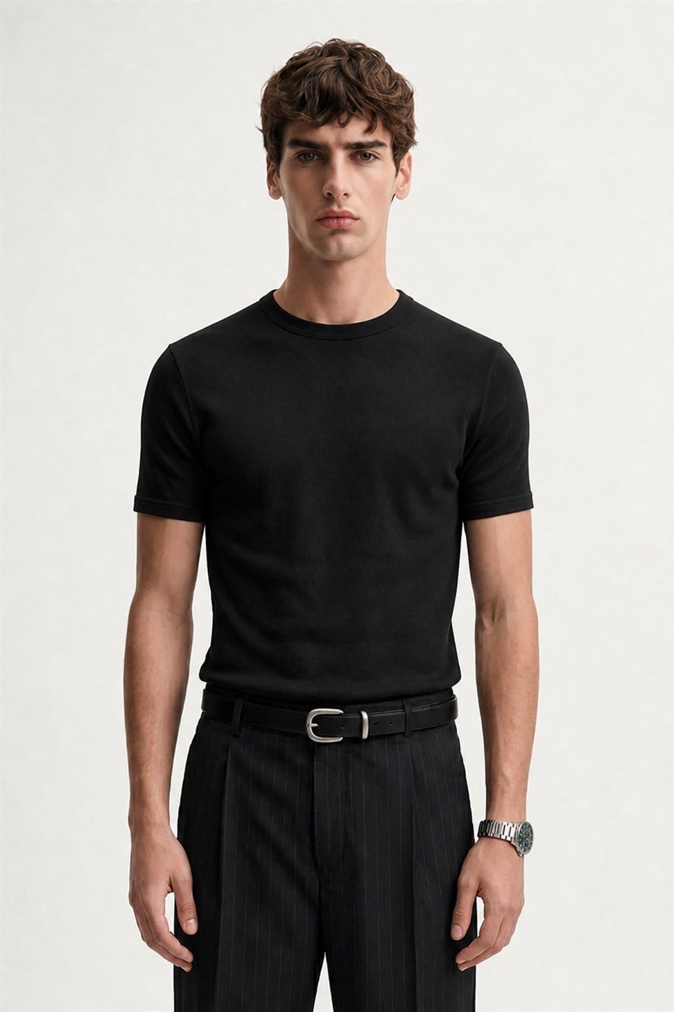 Antioch Siyah Dokulu Erkek T-Shirt