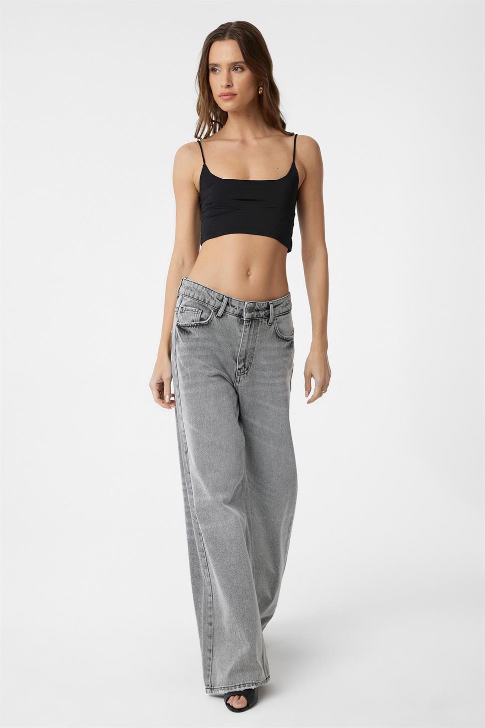 Antioch Siyah-Ekru 2li Paket Kadın Askılı Top