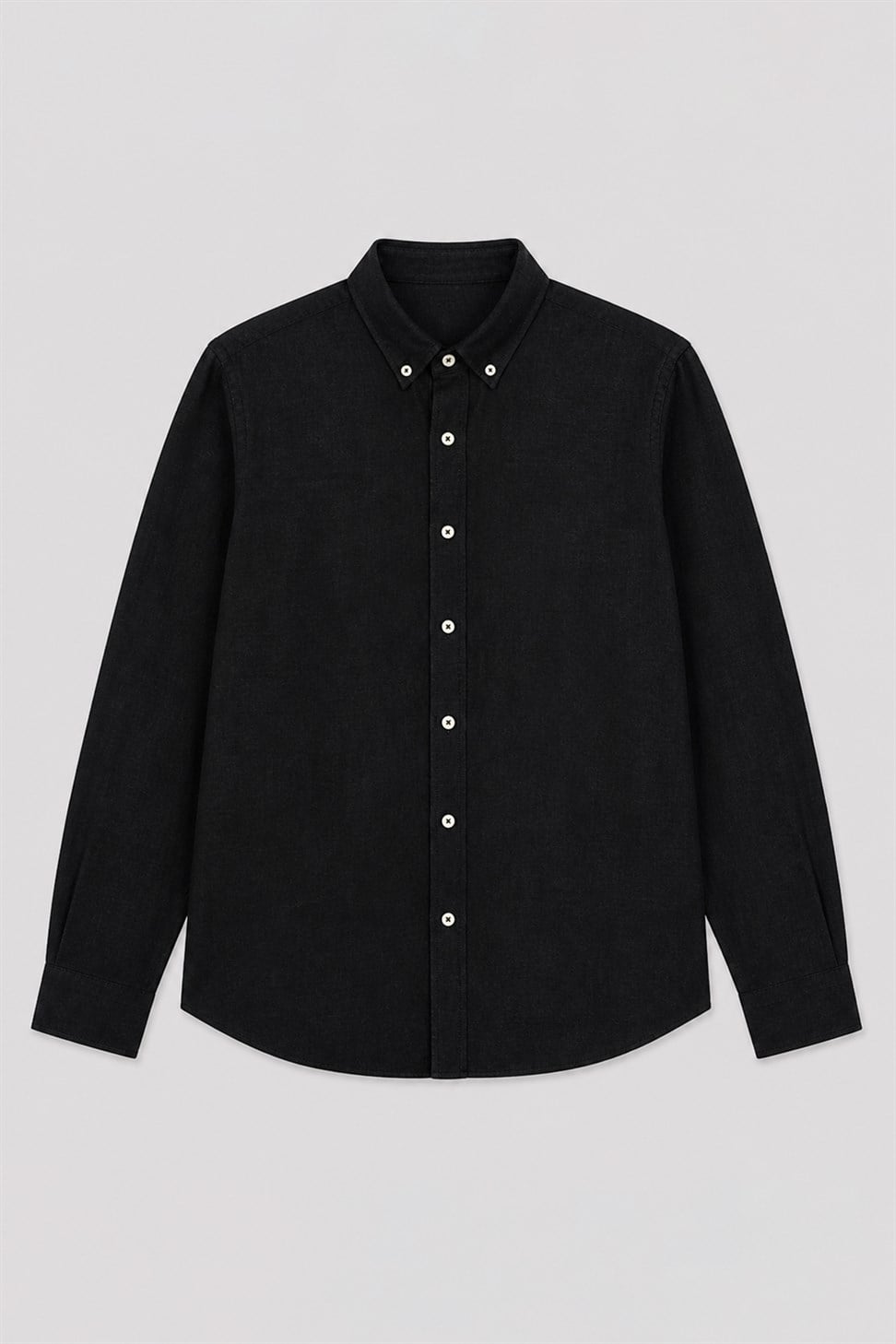 Relaxed Fit Mens Shirt with Linen Blend