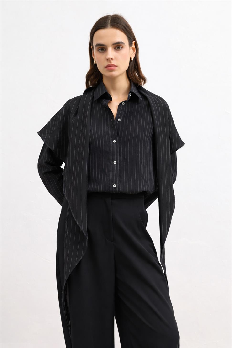 Womens Shirt with Pocket Details