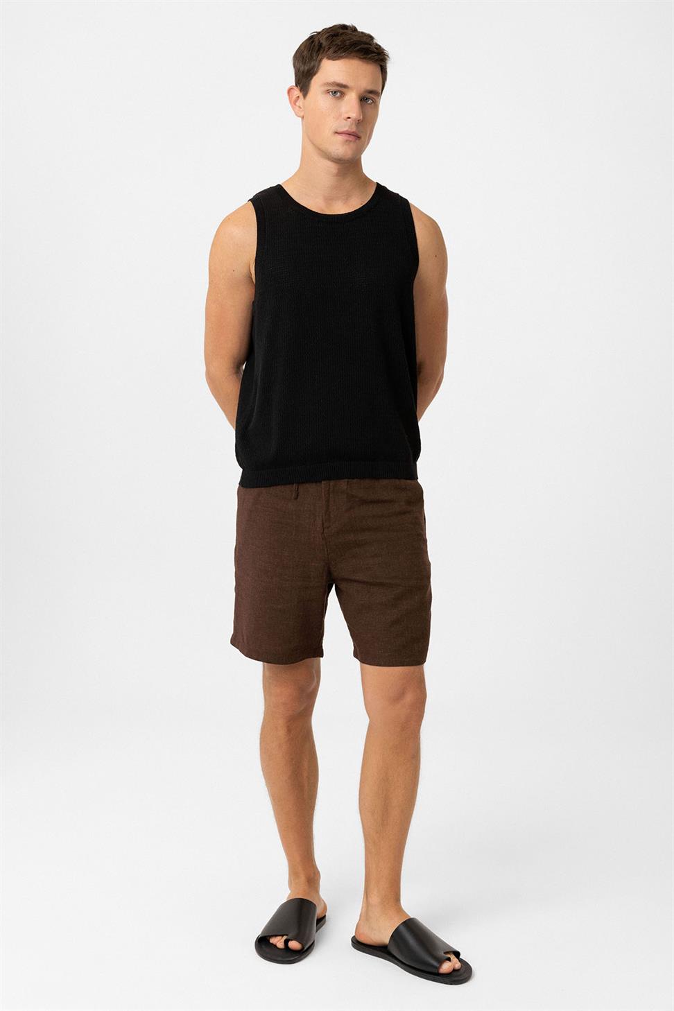 Antioch Siyah Örme Dokulu Erkek Atlet