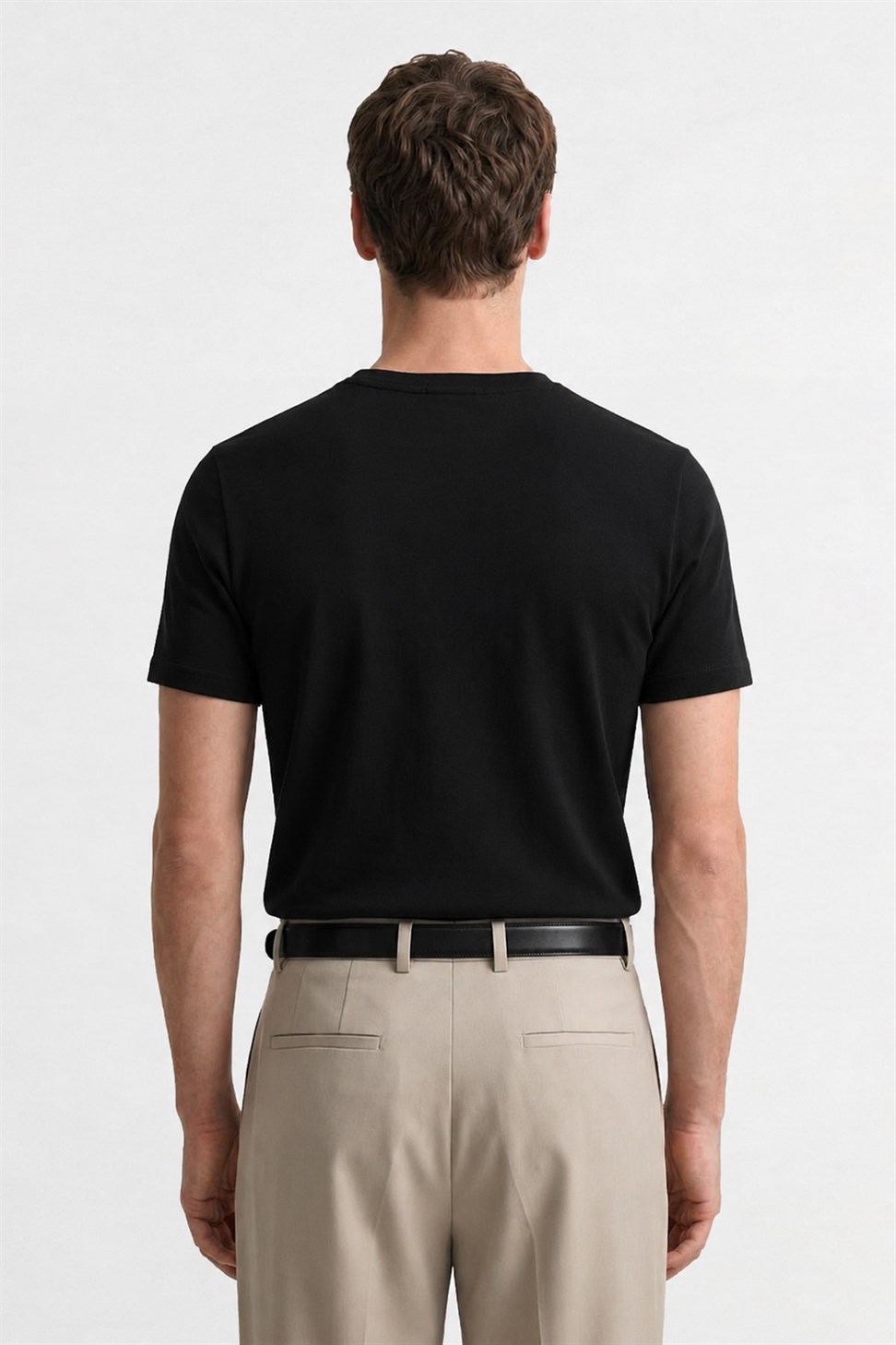 Antioch Siyah Pamuklu Erkek T-Shirt