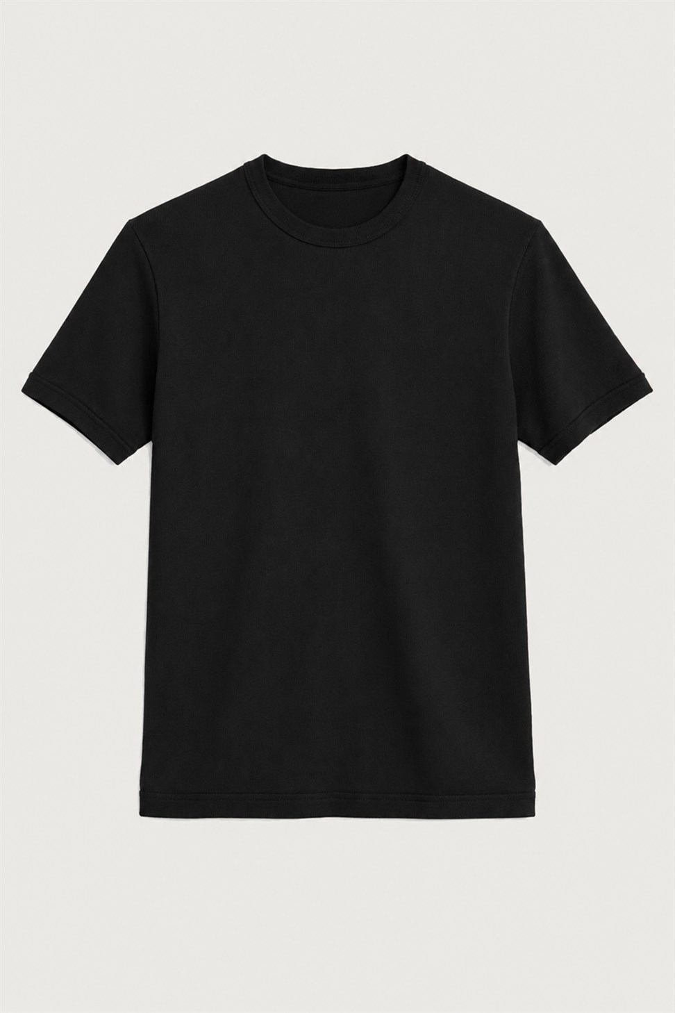 Antioch Siyah Pamuklu Erkek T-Shirt