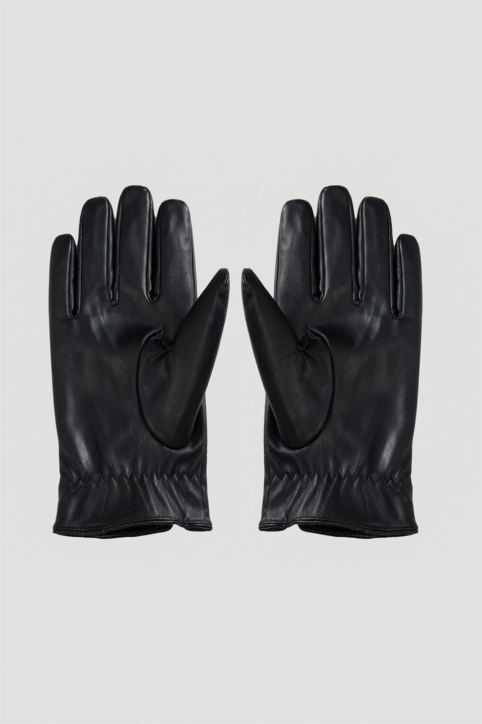 Antioch Siyah Suni Deri Eldiven