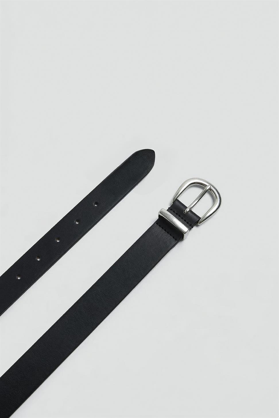 Faux Leather Thin Womens Belt