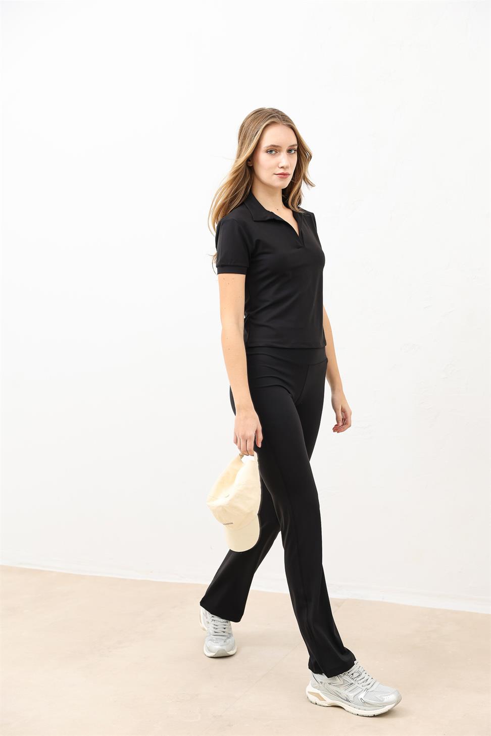 High Waist Spanish Leg Womens Leggings