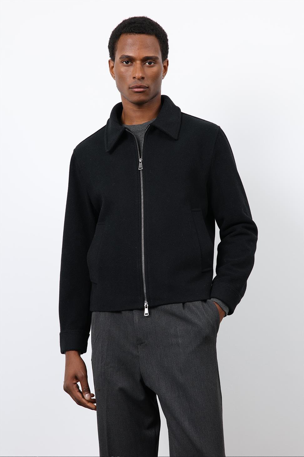 سترة رجالية من مزيج الصوف