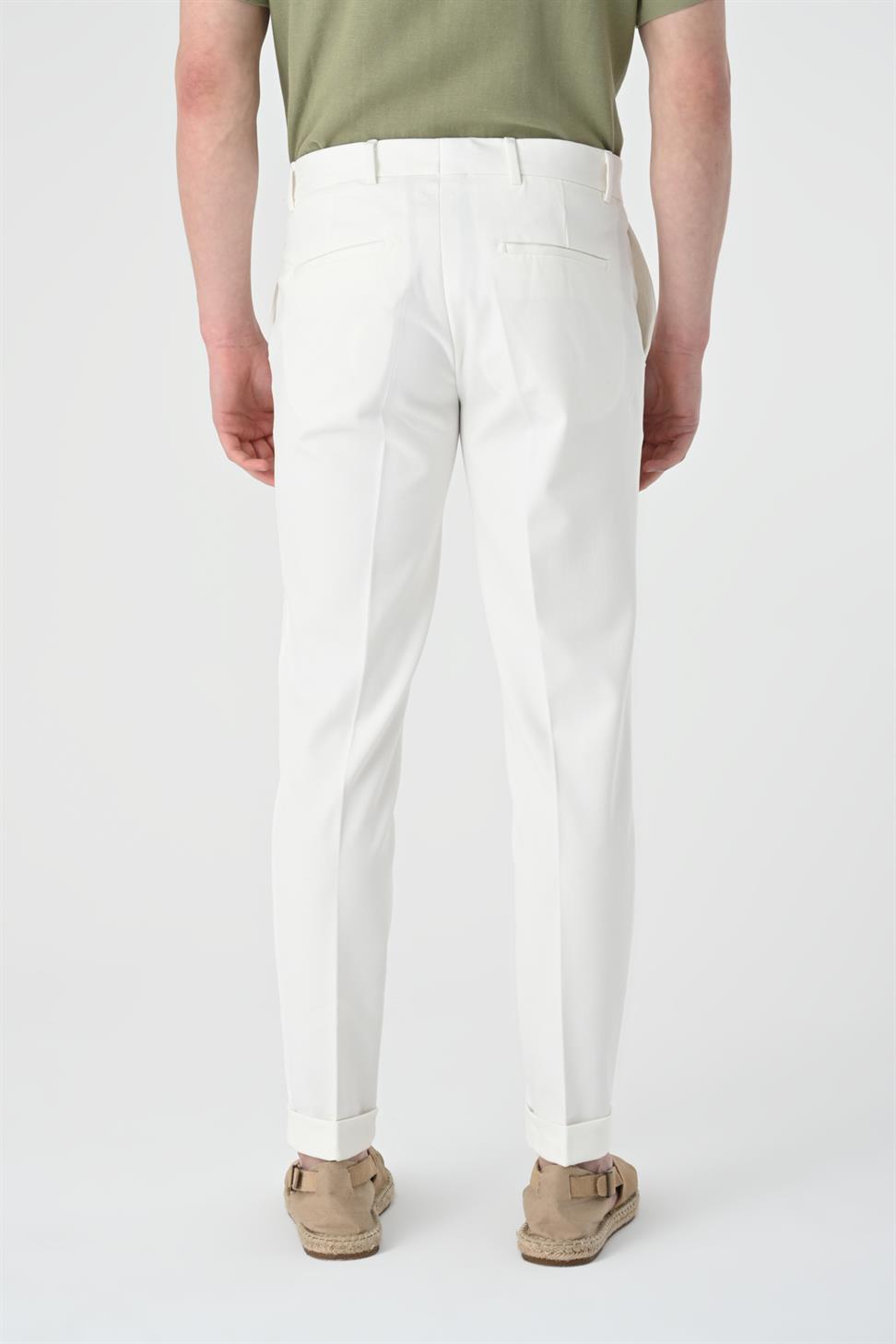 بنطلون سليم صالح التعادل الخصر الرجال