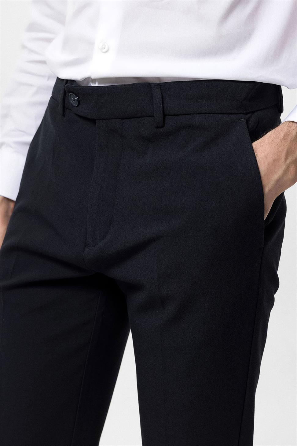 بنطلون قماش سليم صالح للرجال