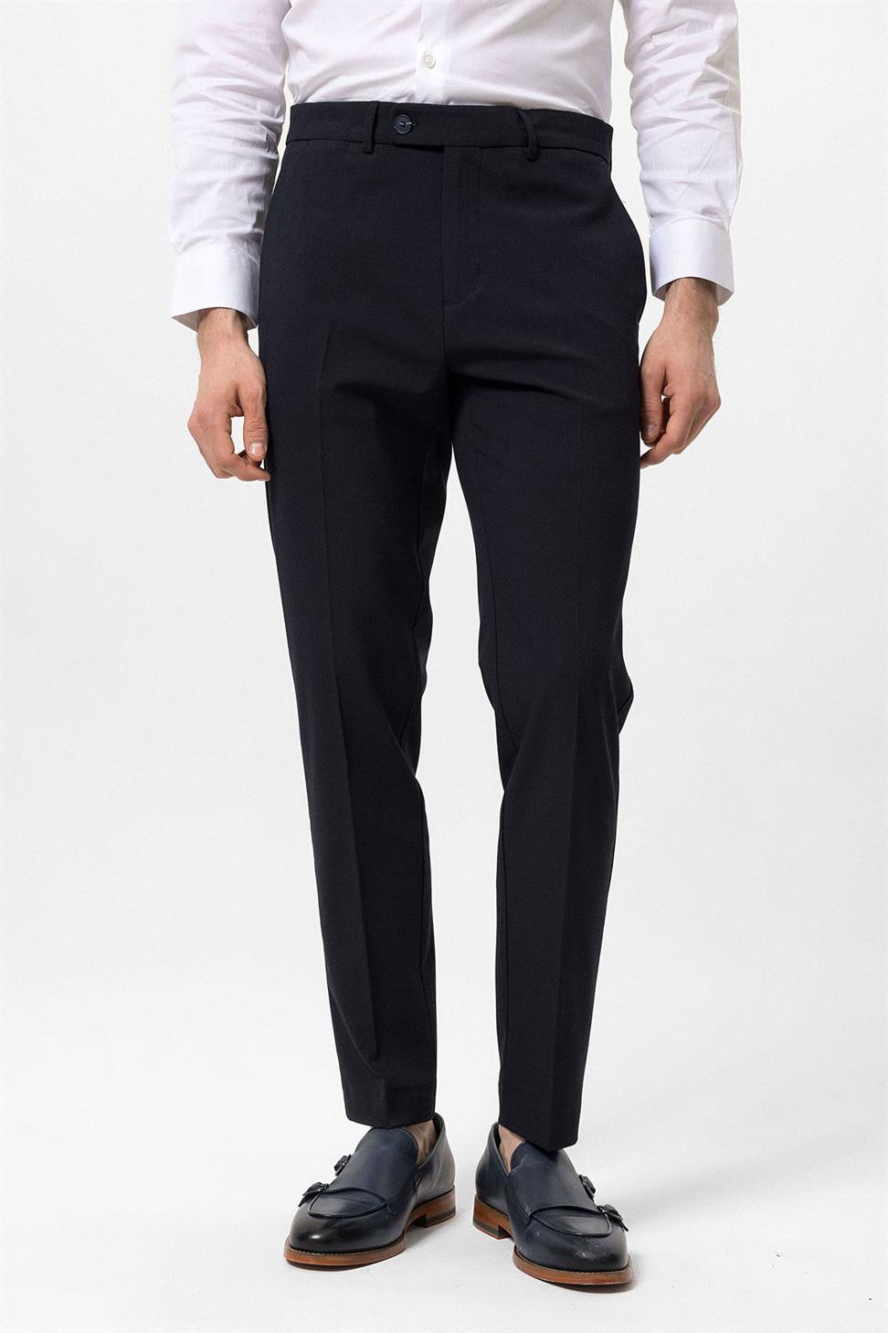 بنطلون قماش سليم صالح للرجال