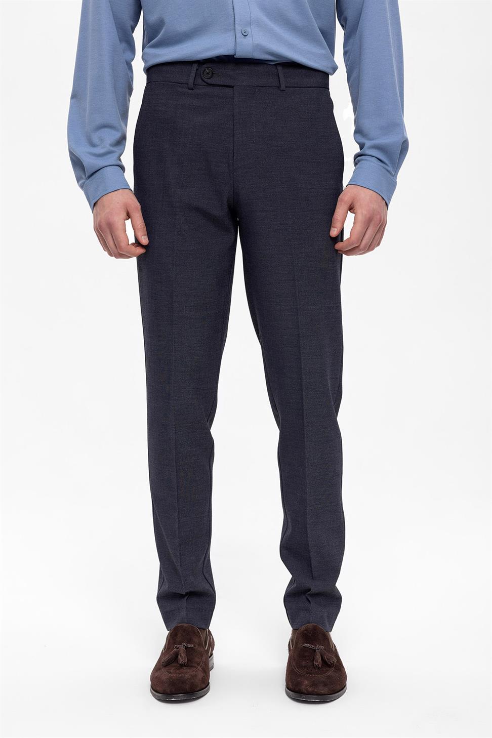 بنطلون قماش سليم صالح للرجال