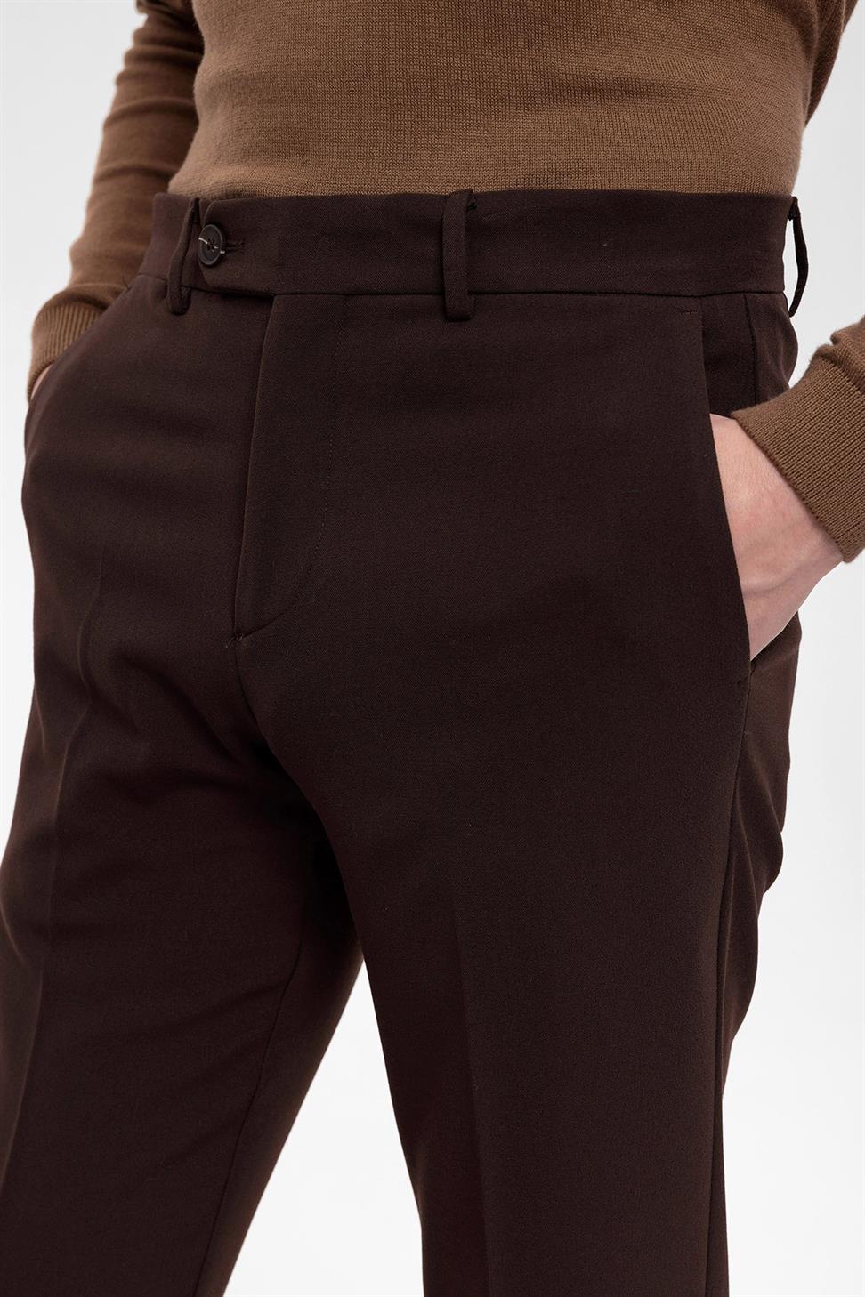 بنطلون قماش سليم صالح للرجال