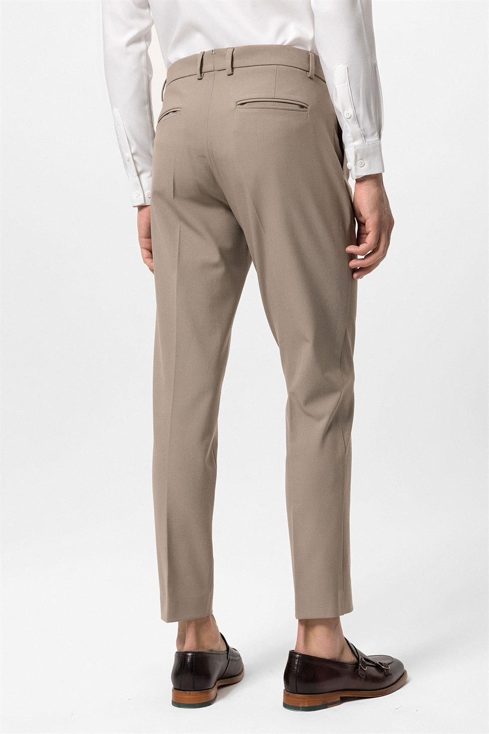 بنطلون قماش سليم صالح للرجال