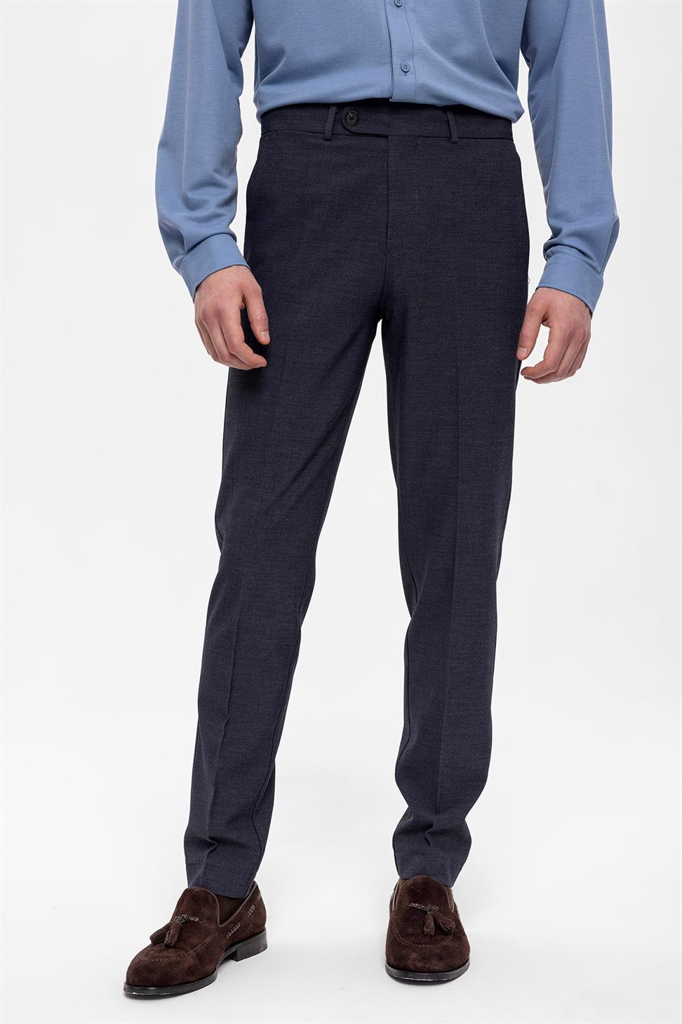 بنطلون قماش سليم صالح للرجال