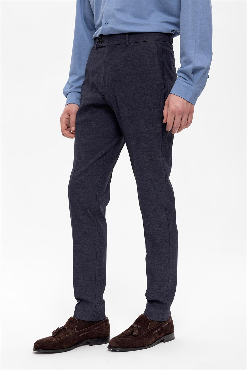 بنطلون قماش سليم صالح للرجال