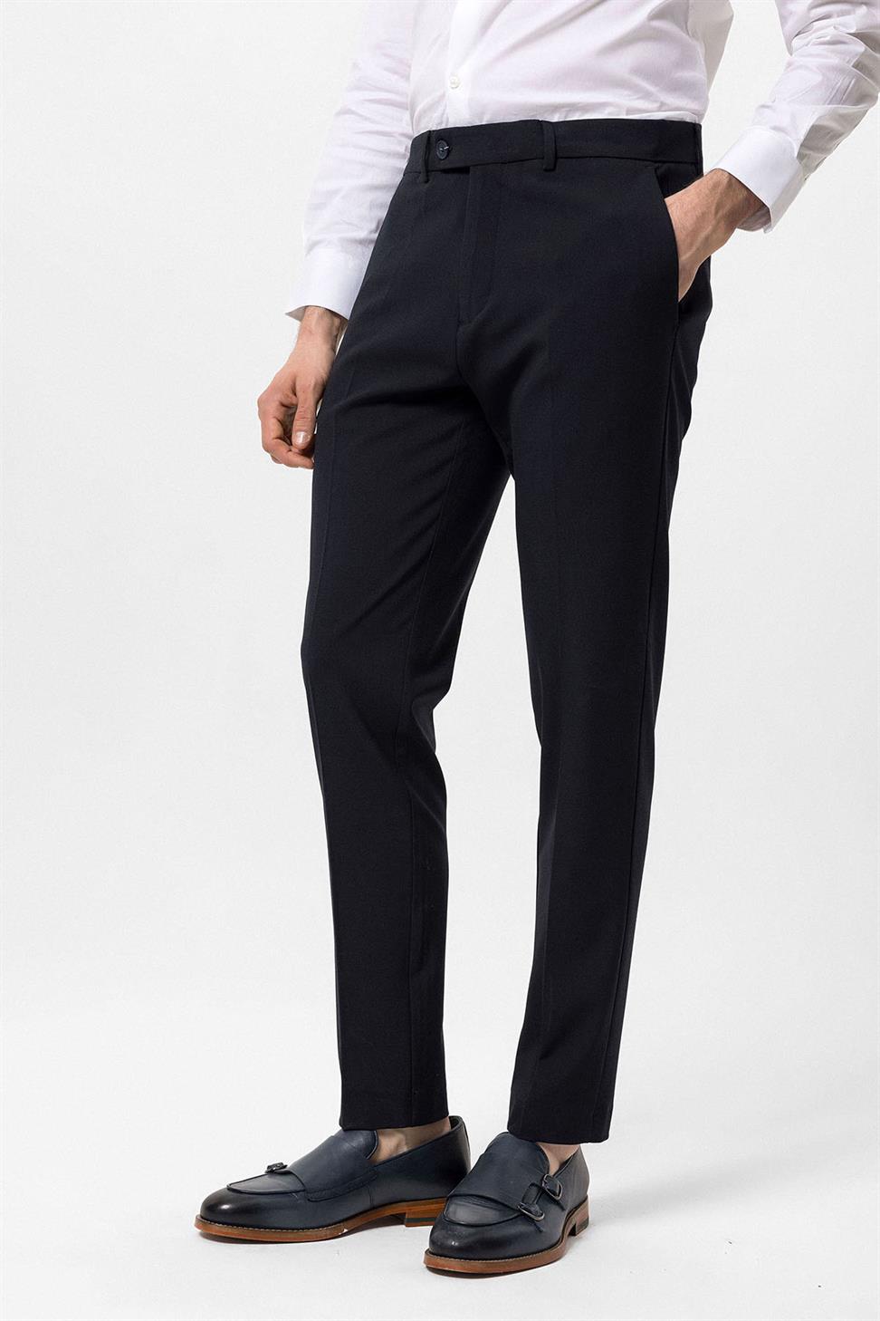 بنطلون قماش سليم صالح للرجال