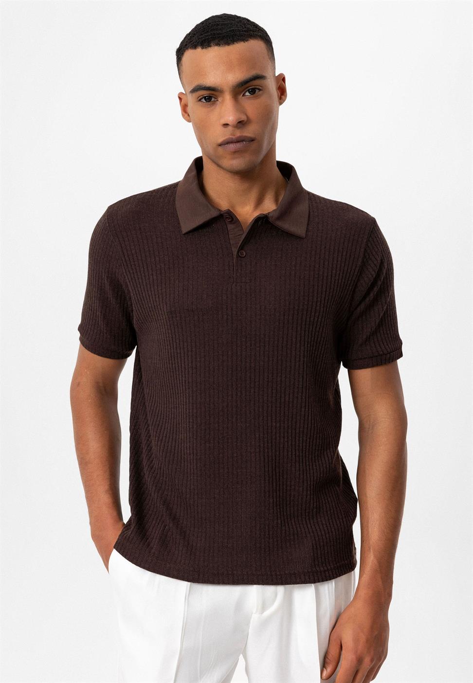 تي شيرت بولو ياكا إركيك بقصة ضيقة