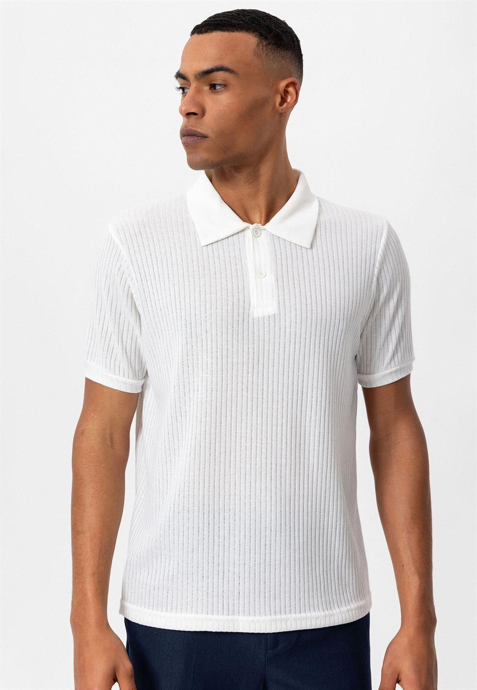 تي شيرت بولو ياكا إركيك بقصة ضيقة