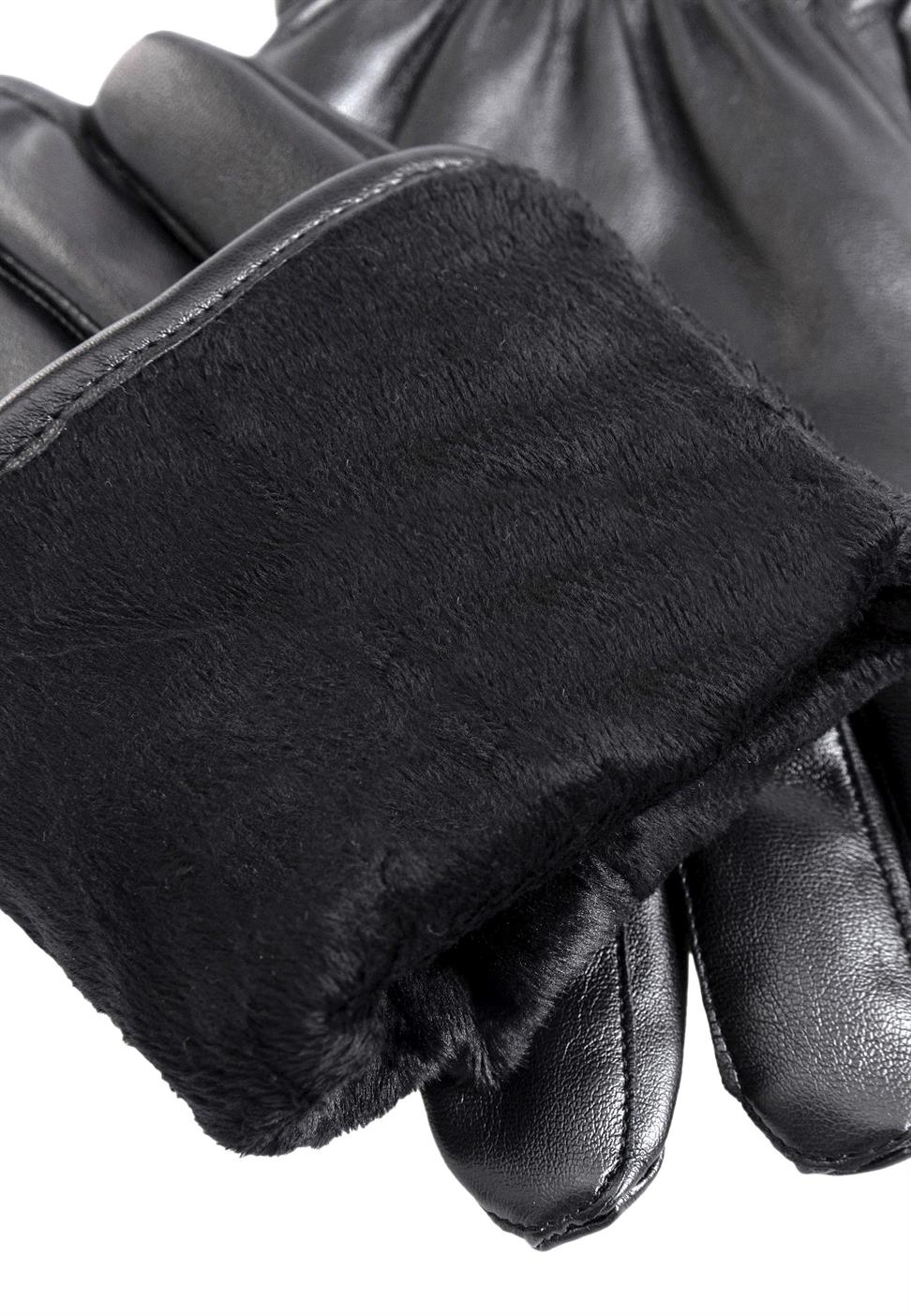 قفازات رجالية من الجلد الصناعي