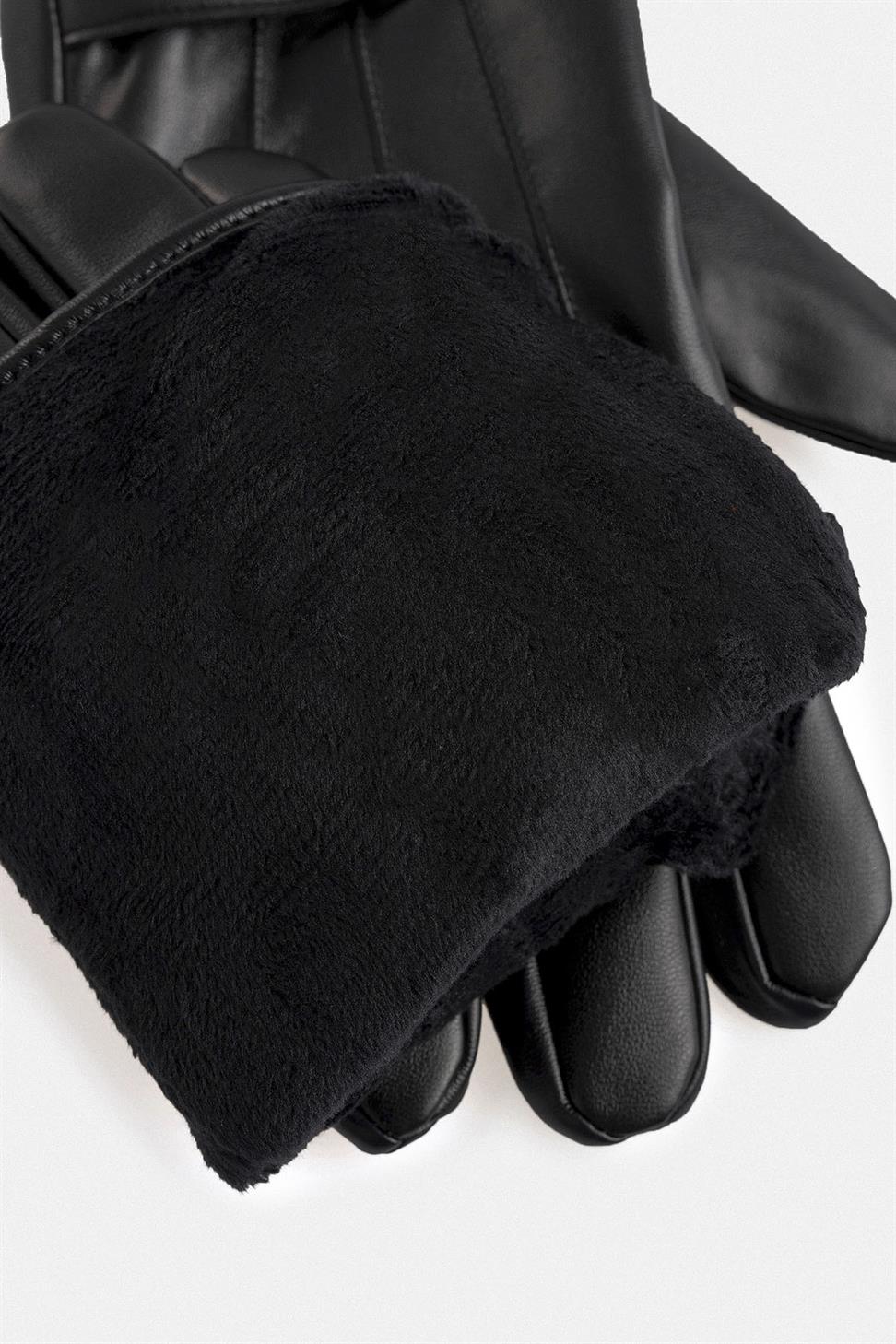 قفازات رجالية من الجلد الصناعي