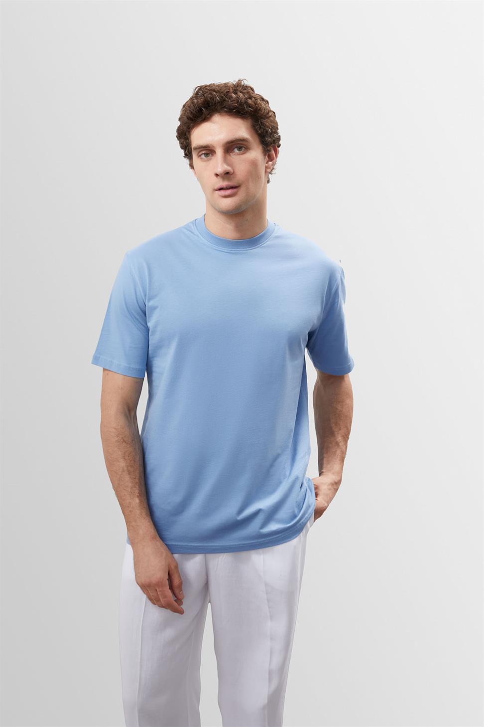 طاقم الرقبة الأساسية تي شيرت