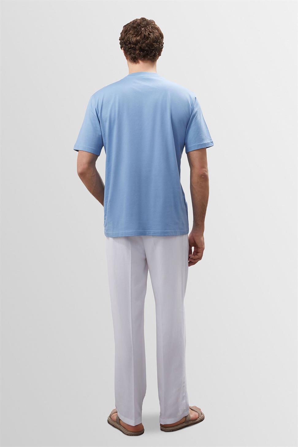 طاقم الرقبة الأساسية تي شيرت