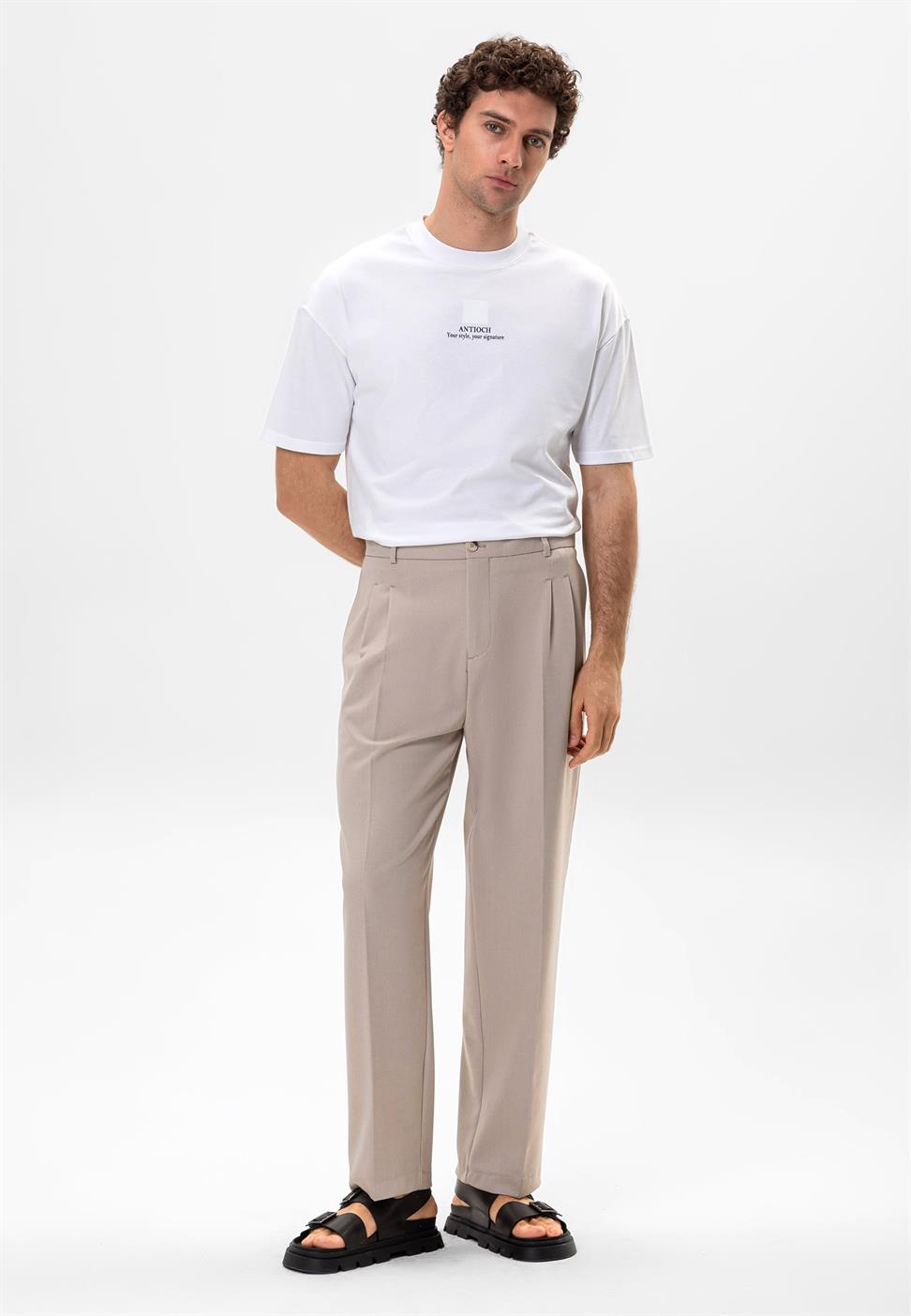 تي شيرت رجالي مطبوع كبير الحجم