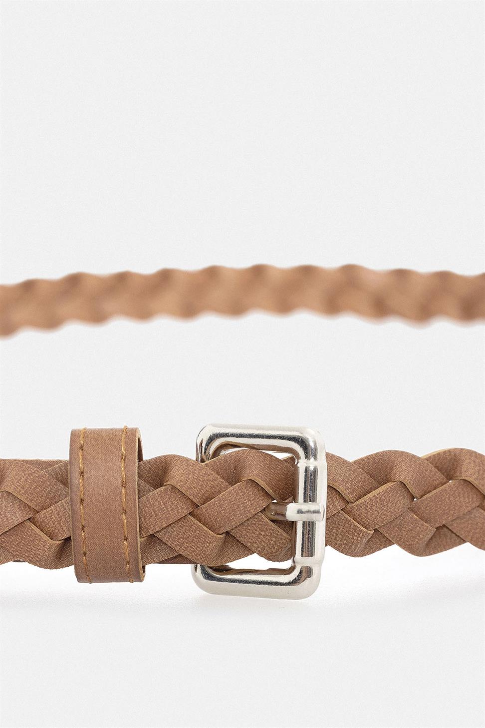 Antioch Taba Örgü İnce Kadın Kemer