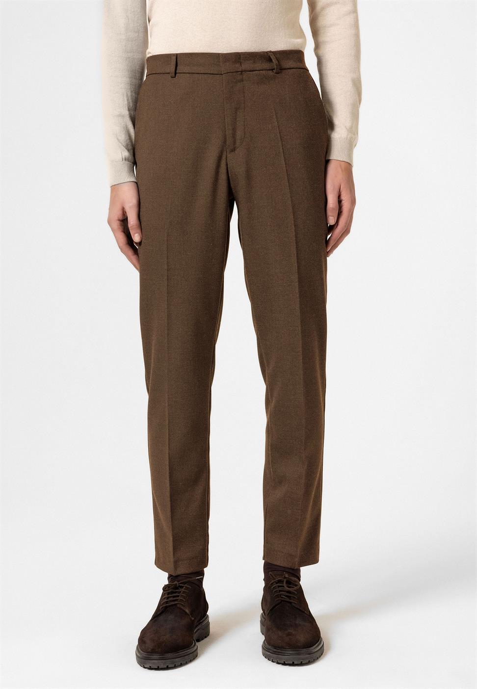 Antioch Taba Yüksek Bel Klasik Erkek Pantolon