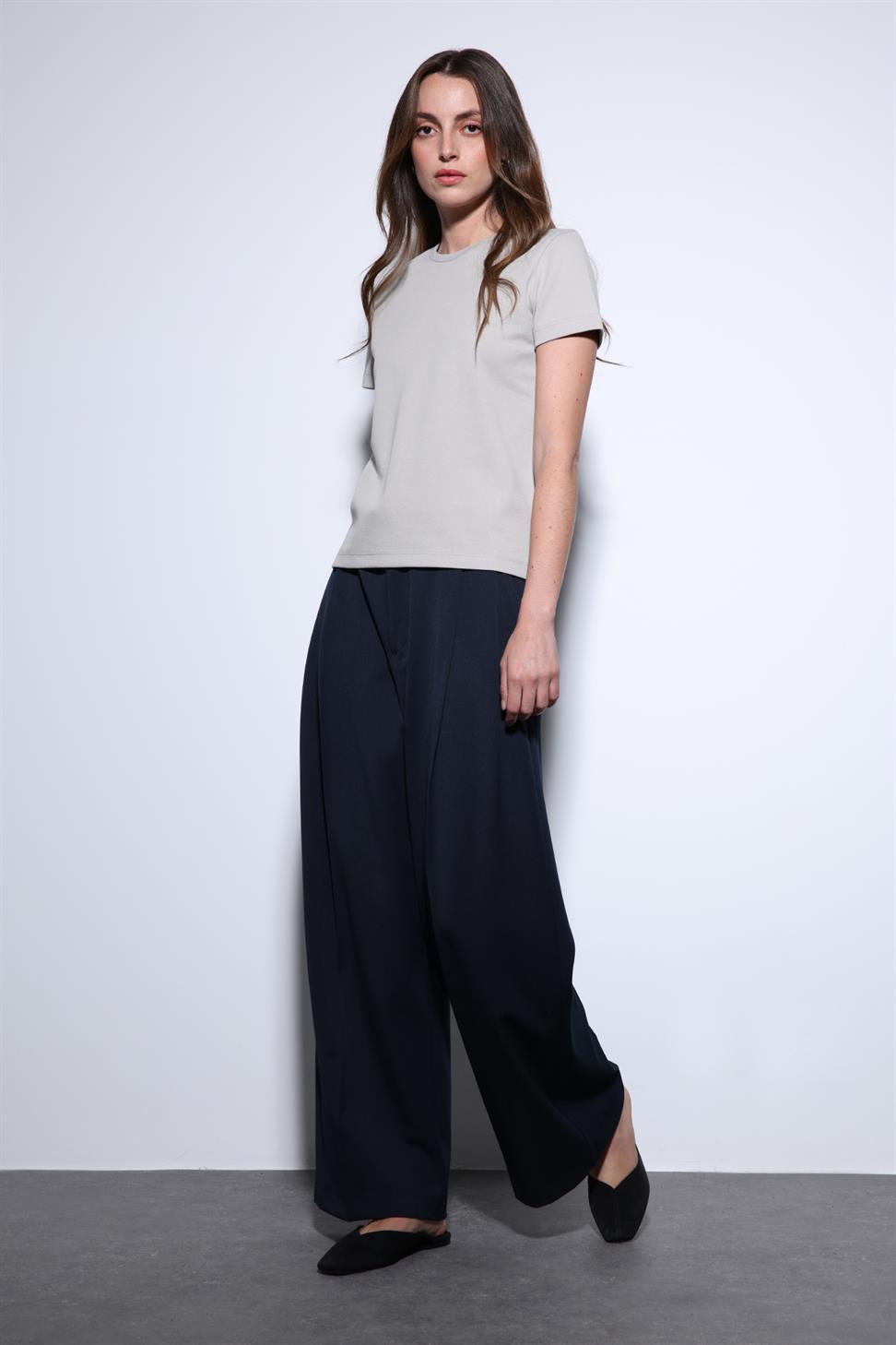 Antioch Taş Basic Kadın T-Shirt